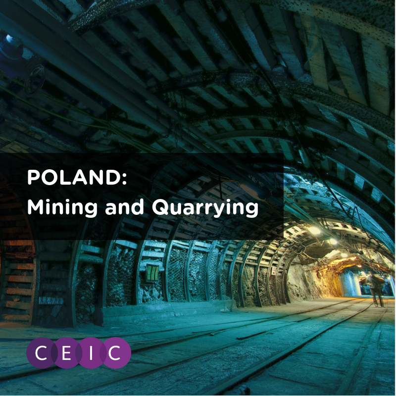 Poland's Sold Production Value from Mining and Quarrying increased in the month of September 2018 compared against August.
