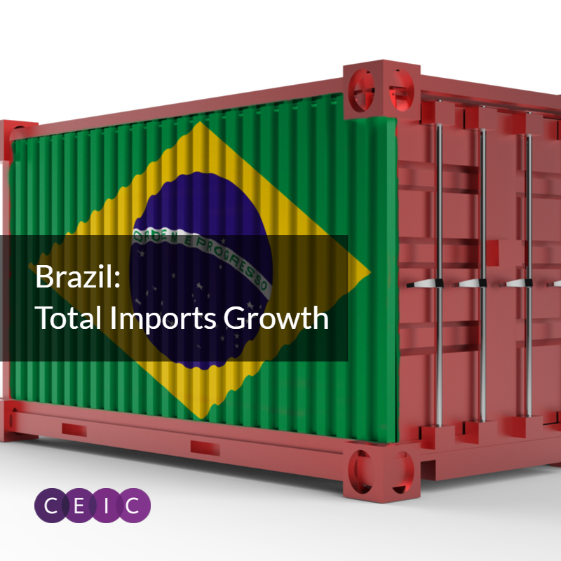 CEIC Data: Brazil Total Imports Growth