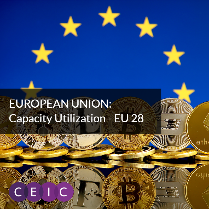 CEIC Data - European Union Capacity Utilization: EU 28