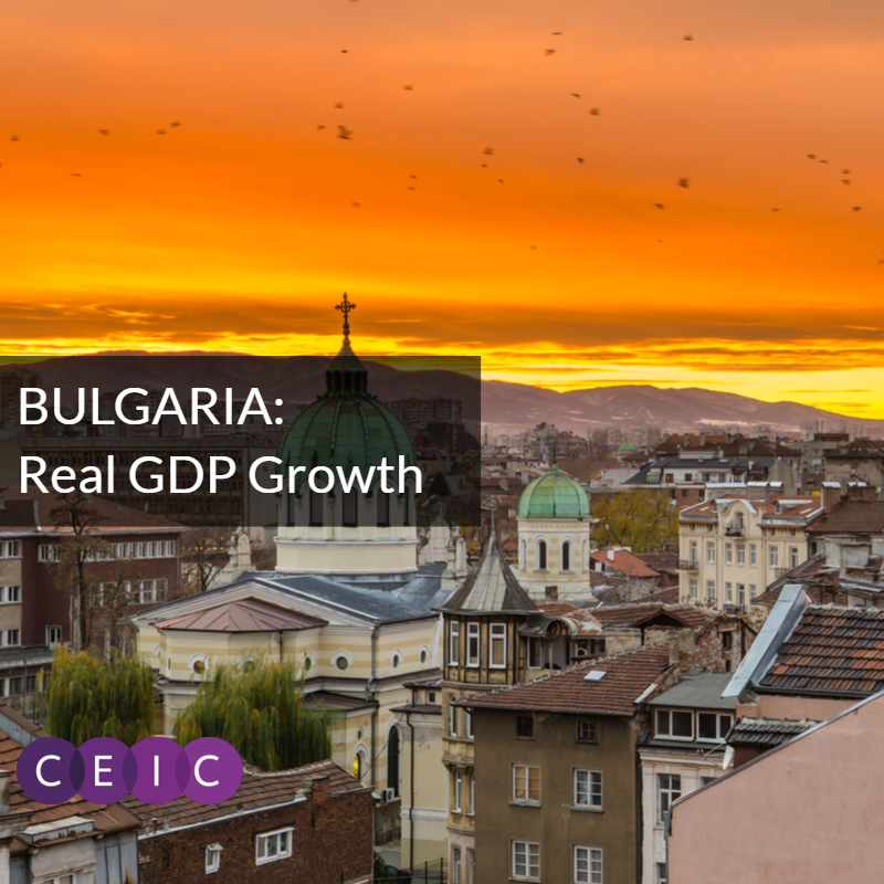 CEIC Data - Bulgaria Real GDP Growth