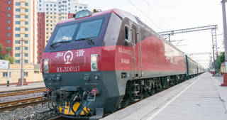 China to UK freight train