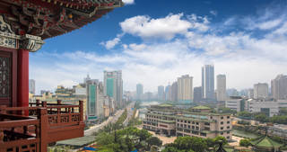 China skyline GDP