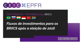 Fluxos de investimentos para os BRIICS após a eleição de 2016