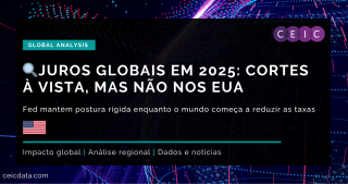Juros Globais em 2025: Cortes à Vista, Mas Não nos EUA