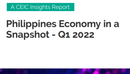 Philippines Economy in a Snapshot Q1 2022 Report