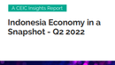 Indonesia Economy in a Snapshot Q2 2022 Report