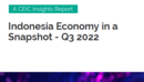 Indonesia Economy in a Snapshot Q3 2022 Report